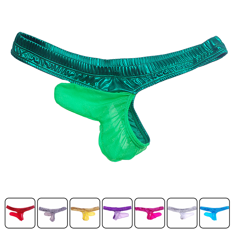 Patent Leather Shine - Ropa interior Sexy gay para hombres,