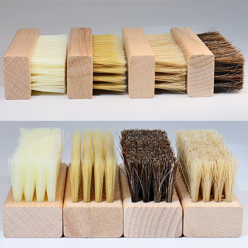 Sneaker Care - Cepillo de zapatos con mango de