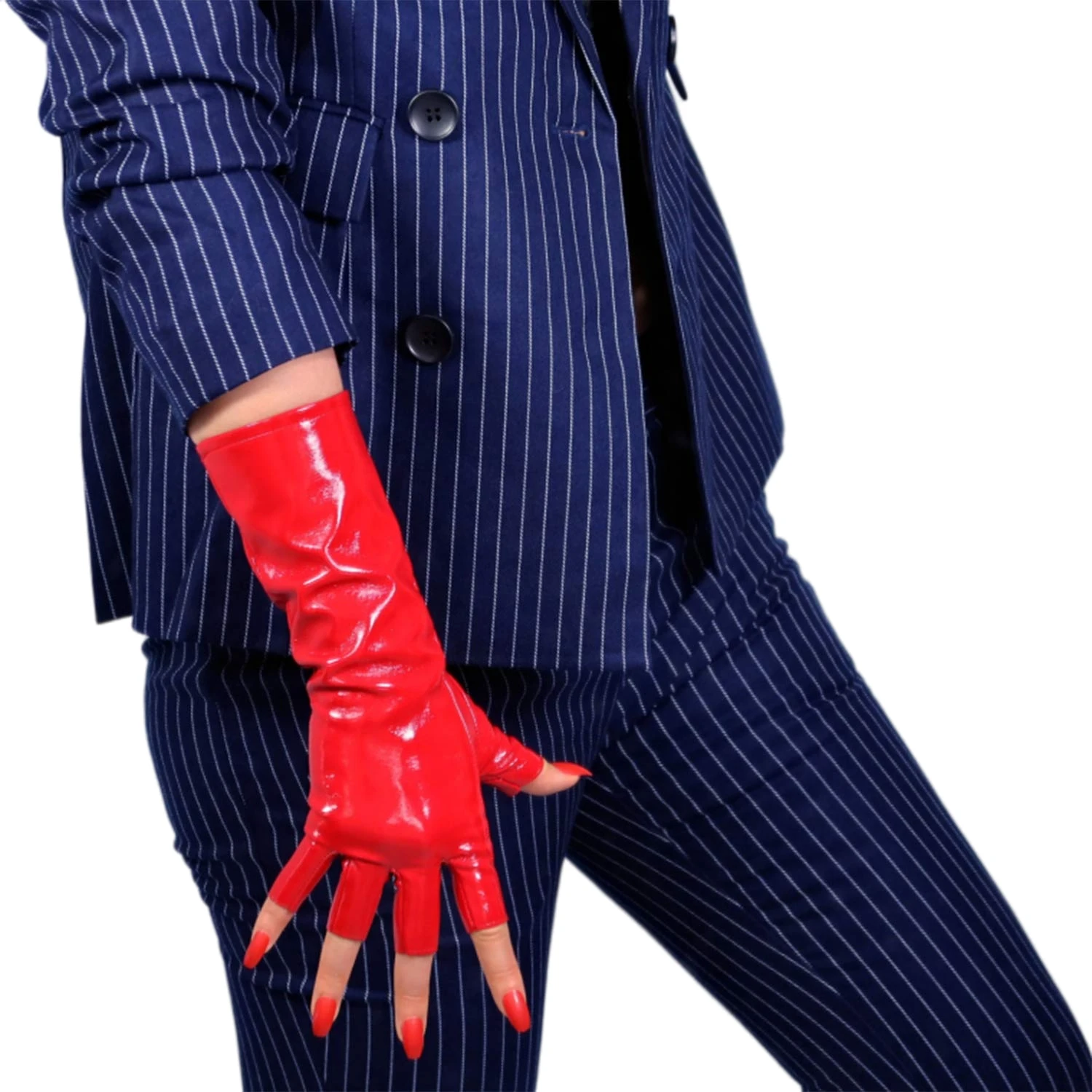 Guantes Largos de Látex Rojos  - Patent Leather Shine reseña y precio