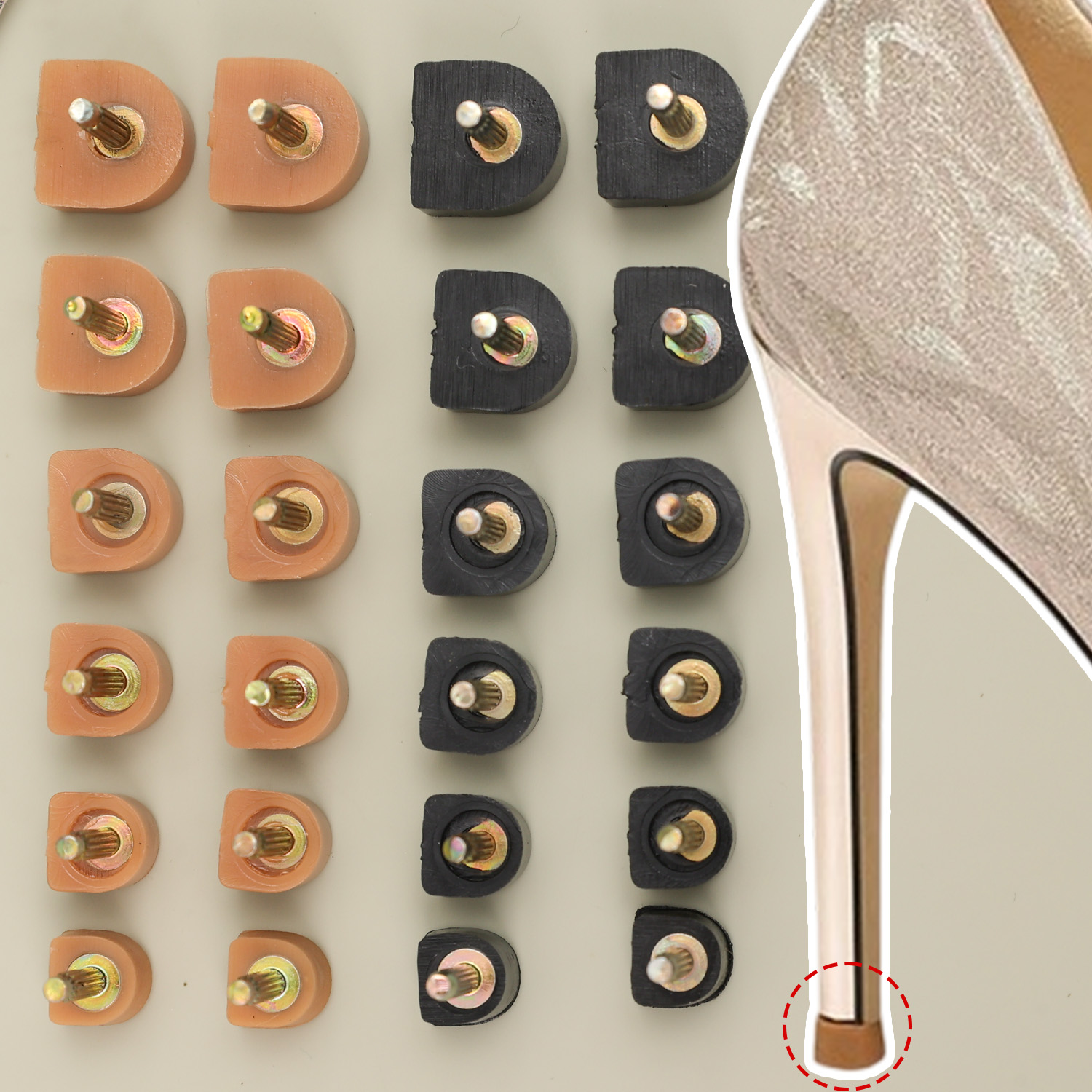 Tapones de tacón alto de repue - Sneaker Care Tips reseña y precio