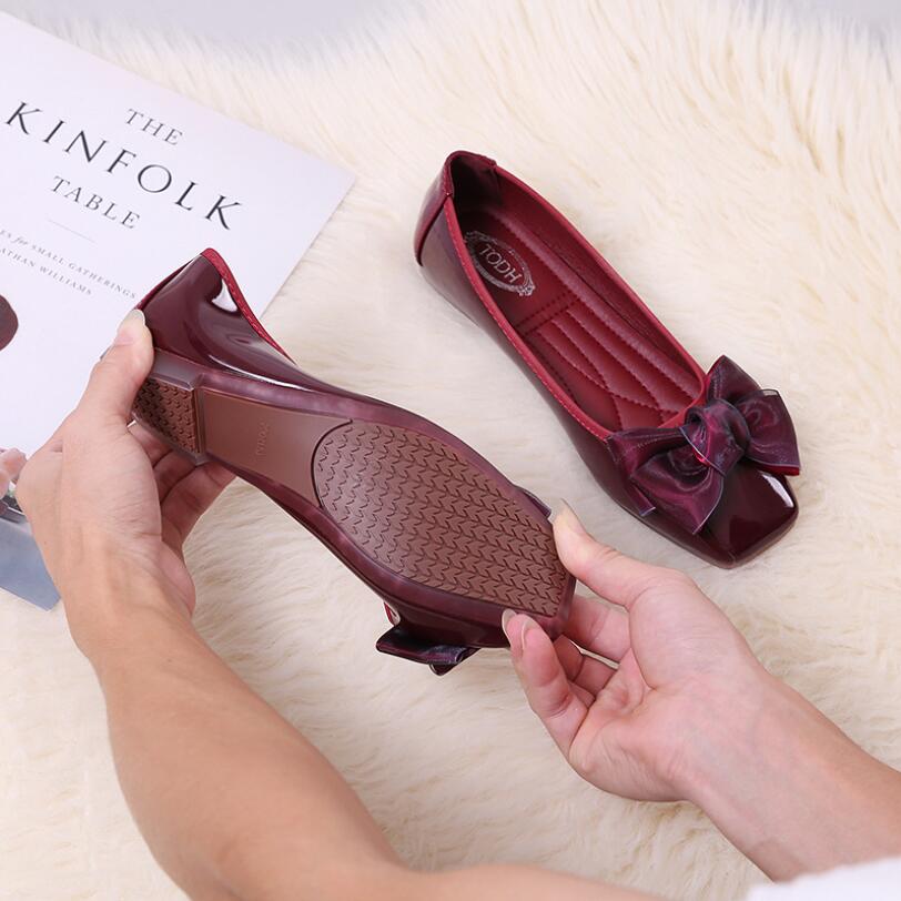 2022 nuevos zapatos de mujer b - Patent Leather Shine reseña y precio