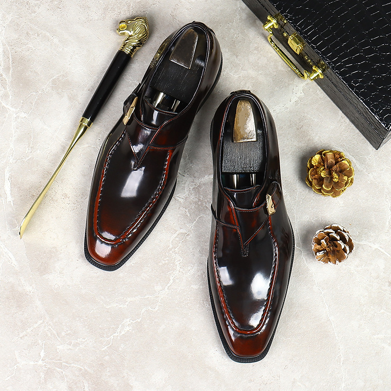 Nuevos zapatos para hombre, ca - Patent Leather Shine reseña y precio