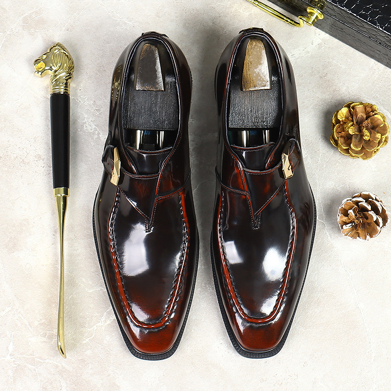 Nuevos zapatos para hombre, ca - Patent Leather Shine reseña y precio
