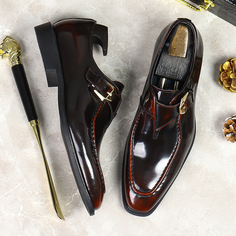 Nuevos zapatos para hombre, ca - Patent Leather Shine reseña y precio